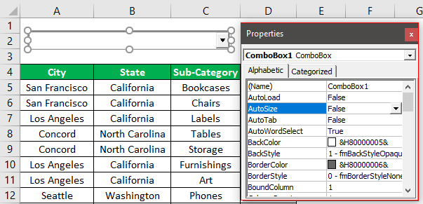 Search Box in Excel - Step 6