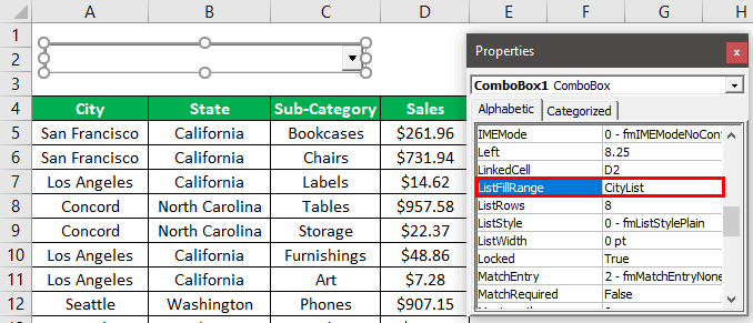 Search Box in Excel - Step 8