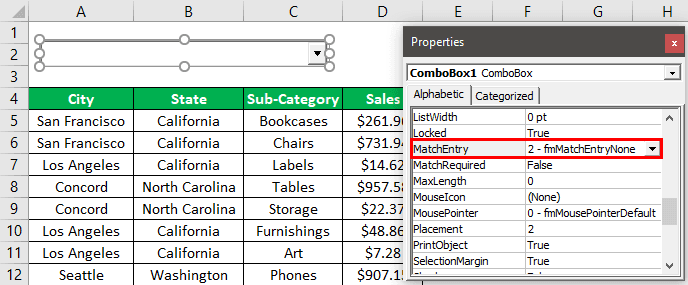 Search Box in Excel - Step 9