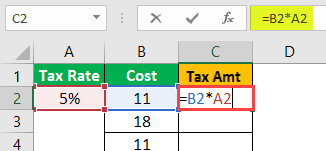 $ Symbol in Excel Example 1-6