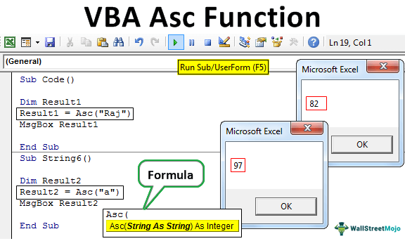 VBA-Asc-Function