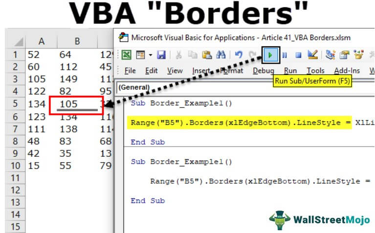 VBA Borders