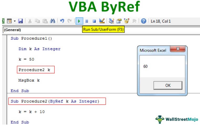 VBA ByRef