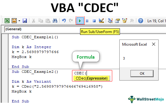 VBA CDEC