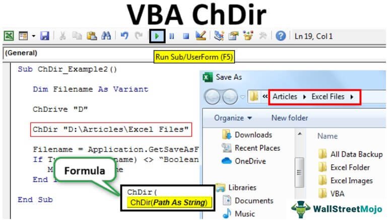 VBA ChDir