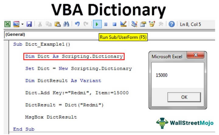 VBA Dictionary