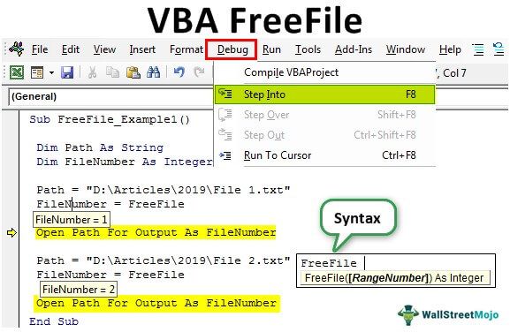 VBA FreeFile