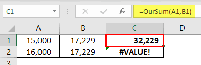 VBA Function Return Example 1-11