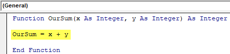 VBA Function Return Example 1-4