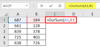 VBA Function Return Example 1-7