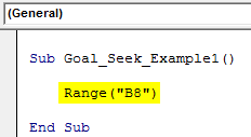 VBA Goal Seek Example 1-3