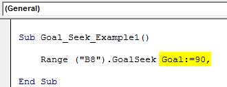 VBA Goal Seek Example 1-5