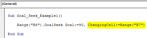 VBA Goal Seek Example 1-6