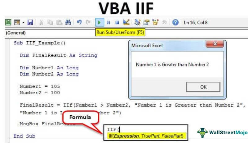 VBA IIF