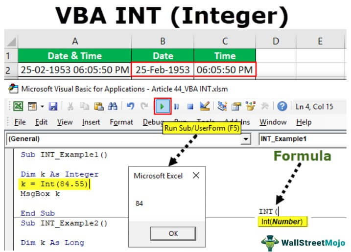 VBA INT