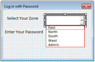 VBA Login - Step 2.4 -Design Userform