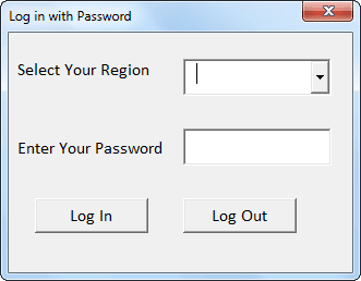 VBA Login - Step 3.5 - Code