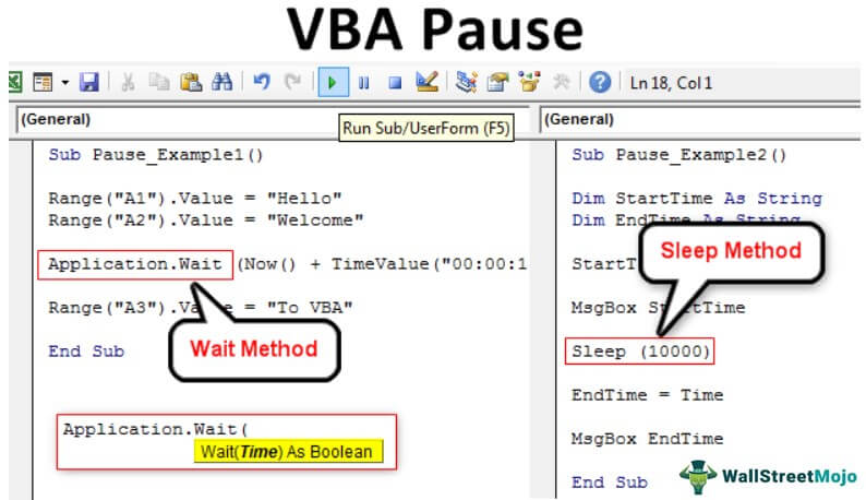 VBA Pause