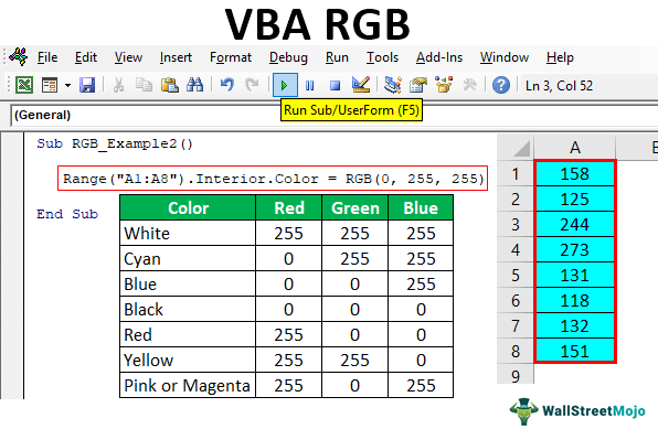 VBA RGB