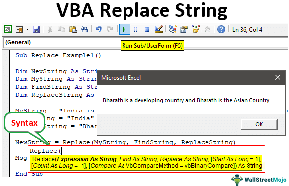 VBA Replace String