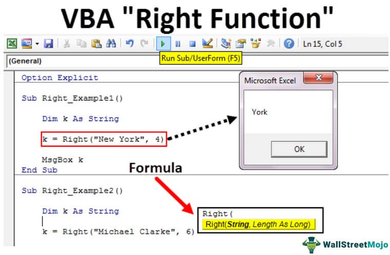 VBA Right Function