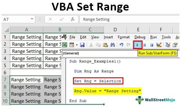 VBA Set Range