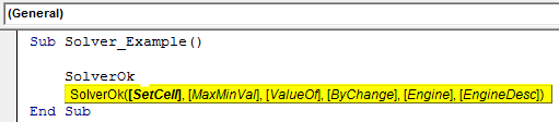 VBA Solver Example 1-2