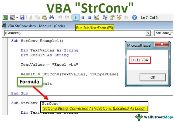 VBA StrConv