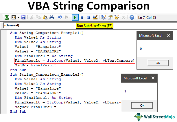 VBA String Comparison