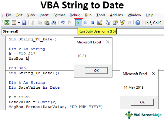 VBA String to Date