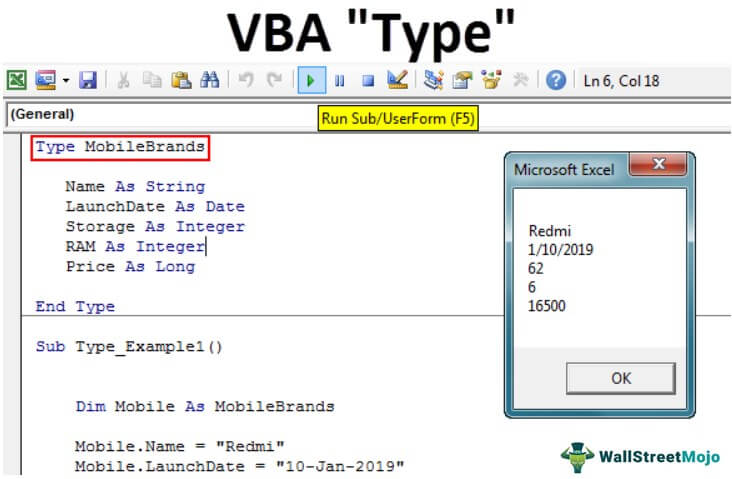 VBA Type