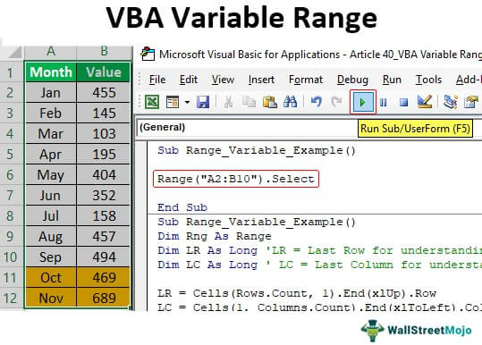 VBA Variable Range