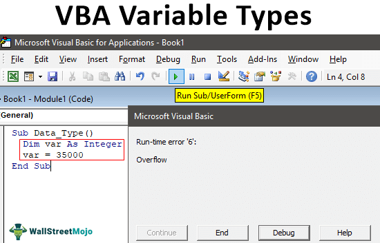 VBA Variable Types