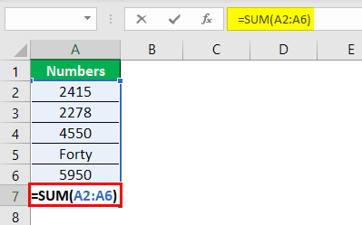 #Value! Error in Excel Case 1-1