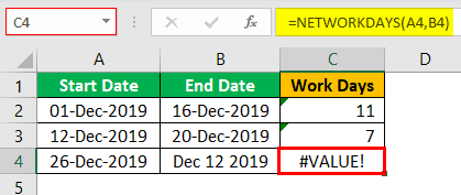 #Value! Error in Excel Case 3-4