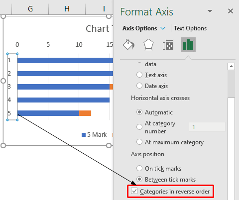 creating a tally chart - Example 2 - Step 4