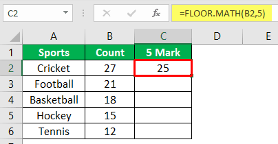 creating a tally chart - Step 3