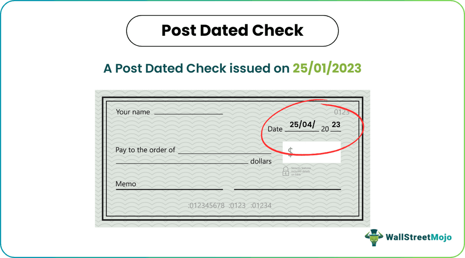 post dated check sample