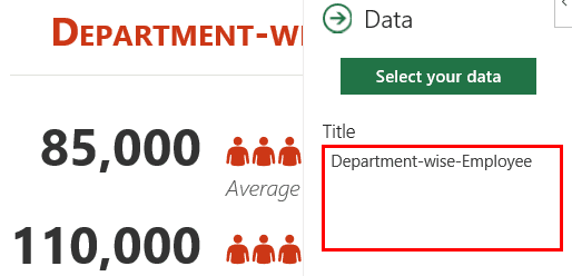 tab changes the title of the chart